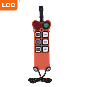 Télécommande industrielle sans fil de grues de tronc F21-E1 avec le bouton d'urgence