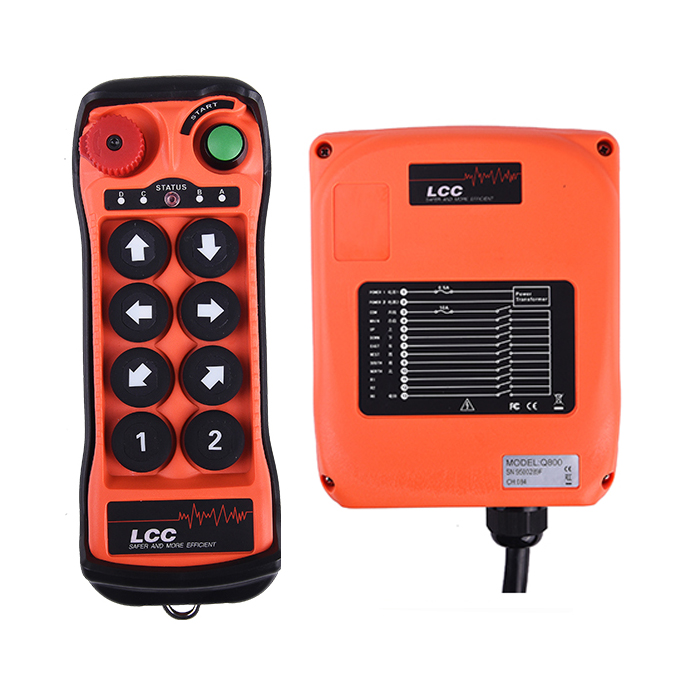 Télécommande industrielle d'ascenseur de machine de soudure de boutons de la vitesse unique de Q800 LCC 8