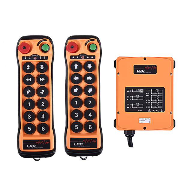 Télécommande industrielle de l'émetteur et du récepteur Q1200 Telecontrol pour la grue
