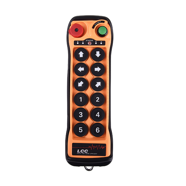 Q1200 Industrial 12 boutons 12V 24V 433mhz Radio Wave Commutateur de télécommande sans fil